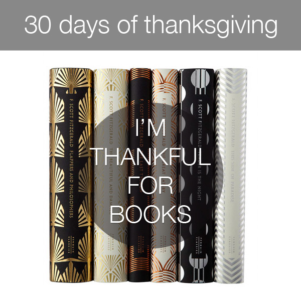 30 Days of Thanksgiving: Books via Bits of Beauty