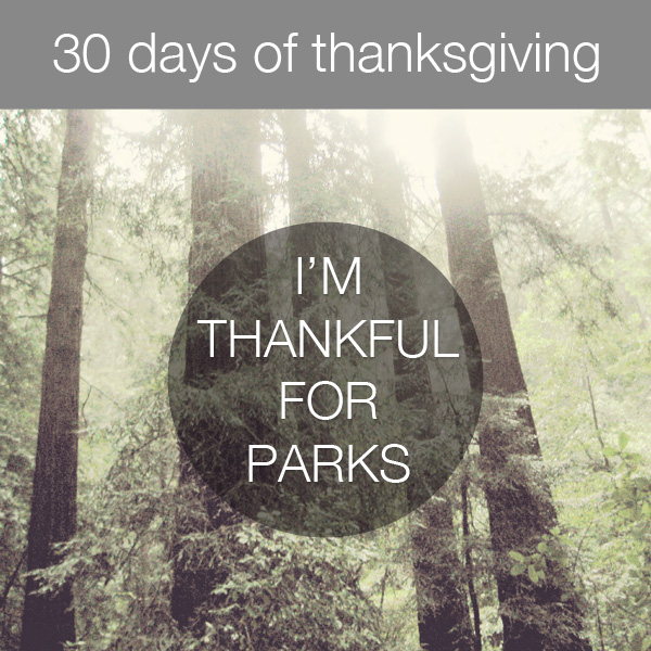 30 Days of Thanksgiving: Parks by Bits of Beauty